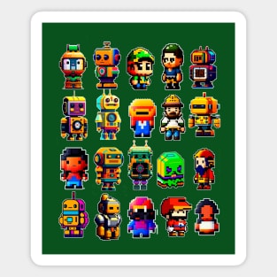 Creative Pixel Dolls Magnet